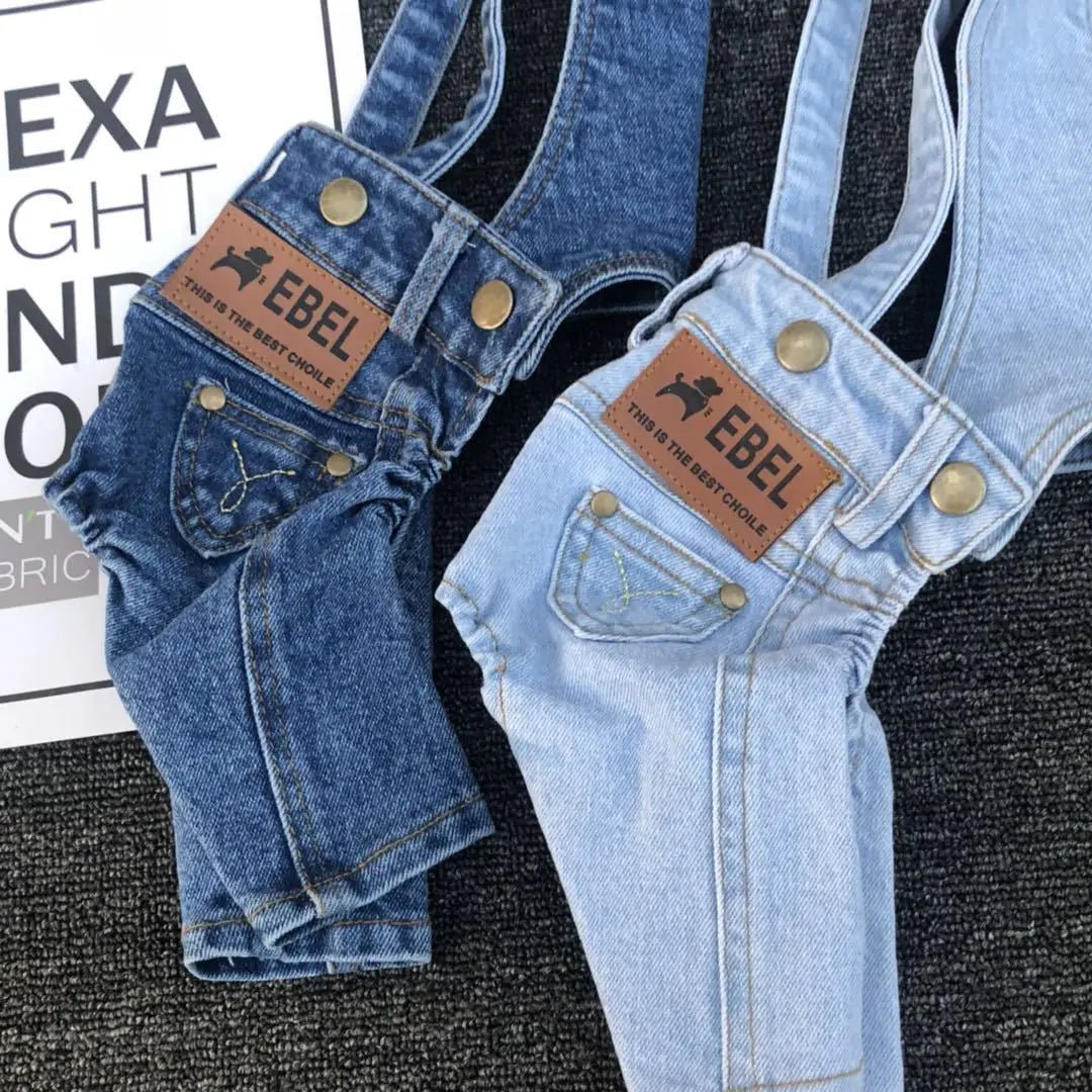 2025 New Denim Puppy Vest Cowboy Dog Clothes Teddy Denim Costume Jacket - PetLiveliest - PetLiveliest - 宠物 - 宠物服装 - 春夏