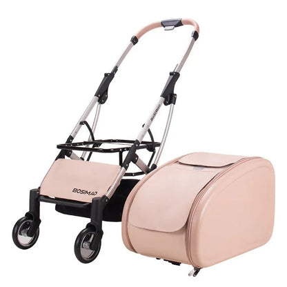 2025 New Transparent Pet Walking Cart Pulled Stroller Lightweight Foldable Detachable - PetLiveliest - PetLiveliest - 中型犬 - 可折叠 - 小型犬