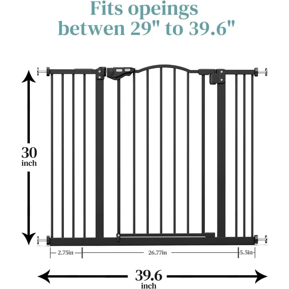 Tall Baby Gate for Stairs &amp; Doorways - PetLiveliest - PetLiveliest - Baby Gate - Dog Gate - Doorways