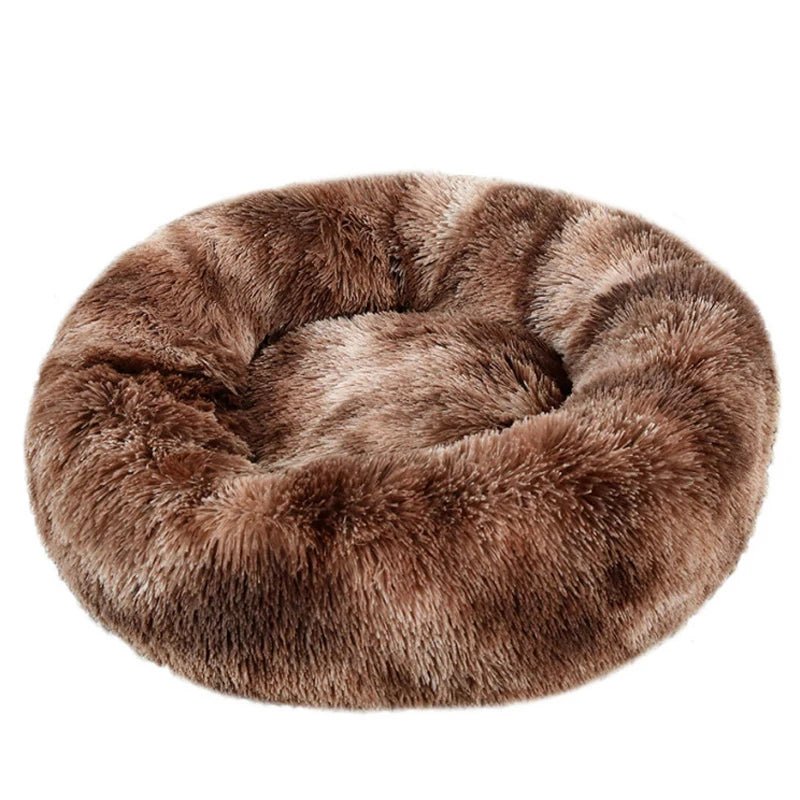 Fluffy Dog Bed For Large Round Dog Bed Super Soft Cat House Plush Cat Nest Winter Warm Dog Pet Bed - PetLiveliest - PetLiveliest - Cat House - Dog Bed - Fluffy