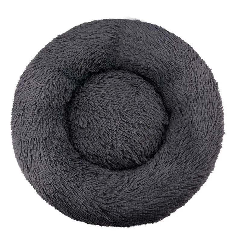 Fluffy Dog Bed For Large Round Dog Bed Super Soft Cat House Plush Cat Nest Winter Warm Dog Pet Bed - PetLiveliest - PetLiveliest - Cat House - Dog Bed - Fluffy