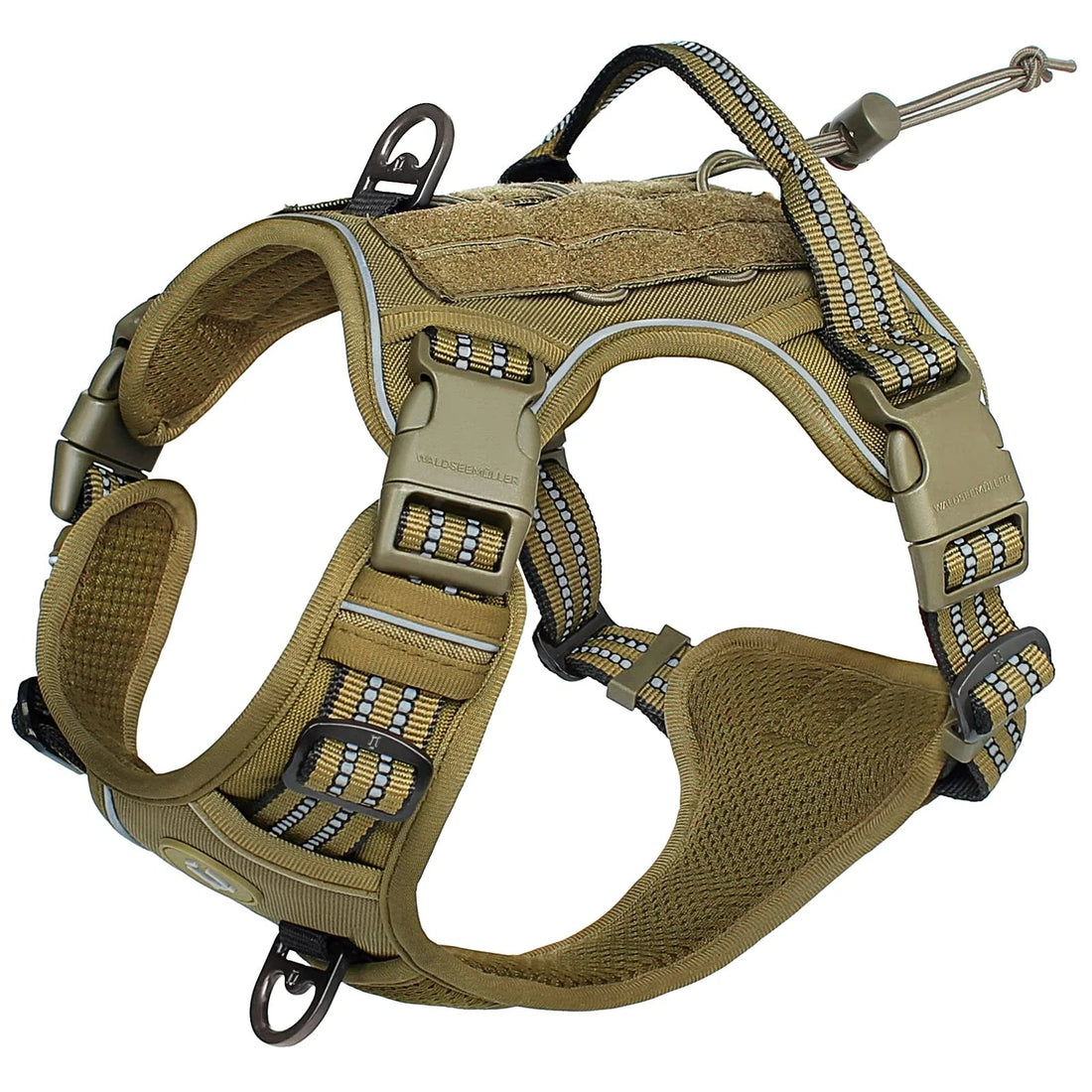 Adjustable Tactical Dog Harness | Secure Fit for Medium &amp; Large Dogs - PetLiveliest - PetLiveliest