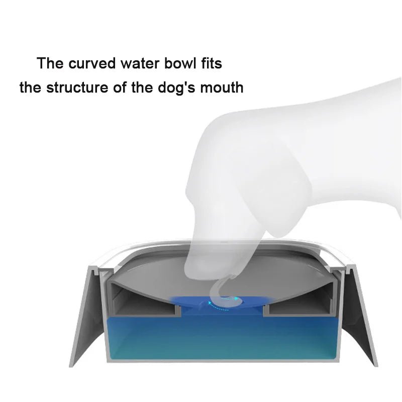 Anti - Spill Floating Pet Water Bowl - PetLiveliest - PetLiveliest - Cat Bowl - Dog Bowl - Large Capacity