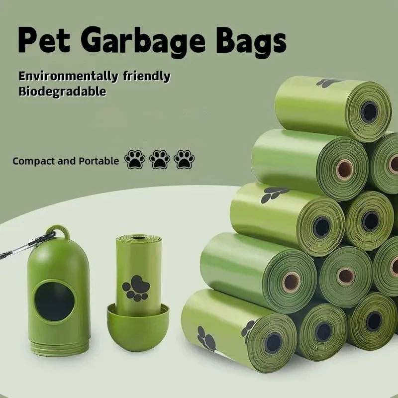 Biodegradable Dog Poop Bags with Dispenser poop bag Biodegradable Dog Cleaning Supplies Dog Poop Bag Fresh Scented Garbage Bag PetLiveliest