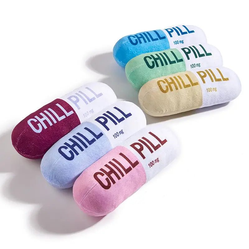 Chill Pill Plush Dog Toy - PetLiveliest - PetLiveliest