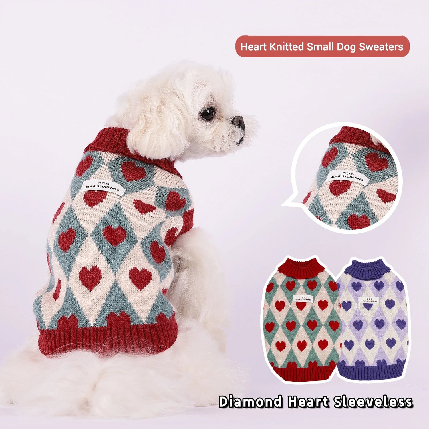 Cute Pattern Knitted Sweater - PetLiveliest - PetLiveliest - 