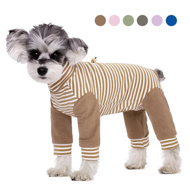 DE Velvet Fleece Dog Jumpsuit - PetLiveliest - PetLiveliest - 