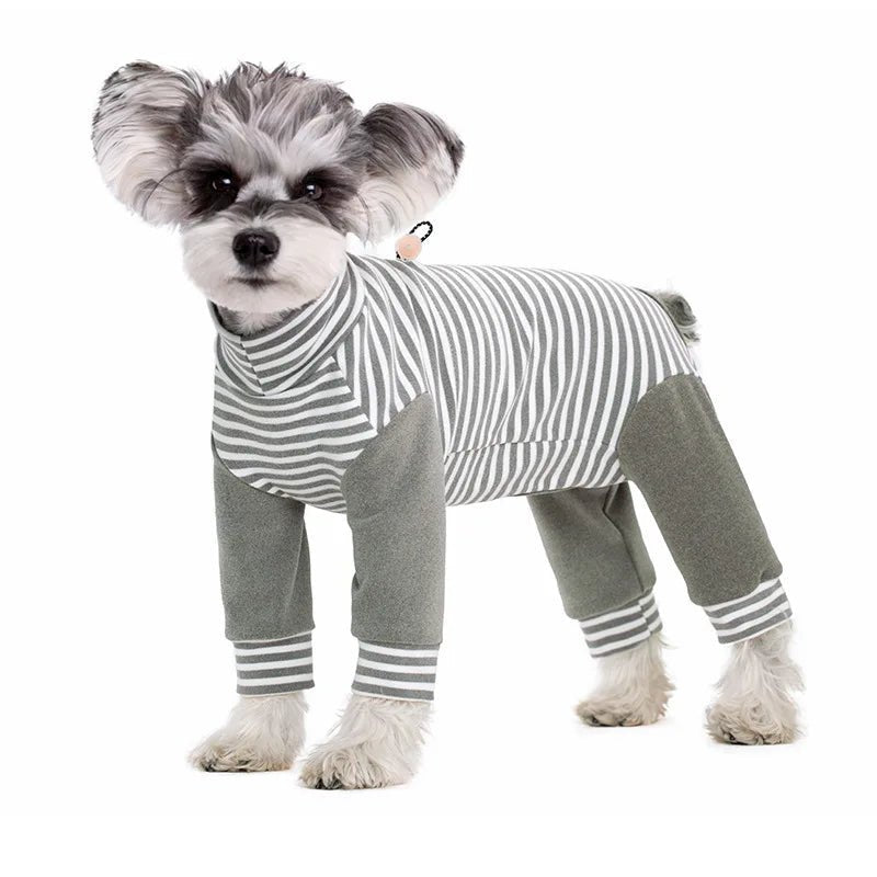 DE Velvet Fleece Dog Jumpsuit - PetLiveliest - PetLiveliest