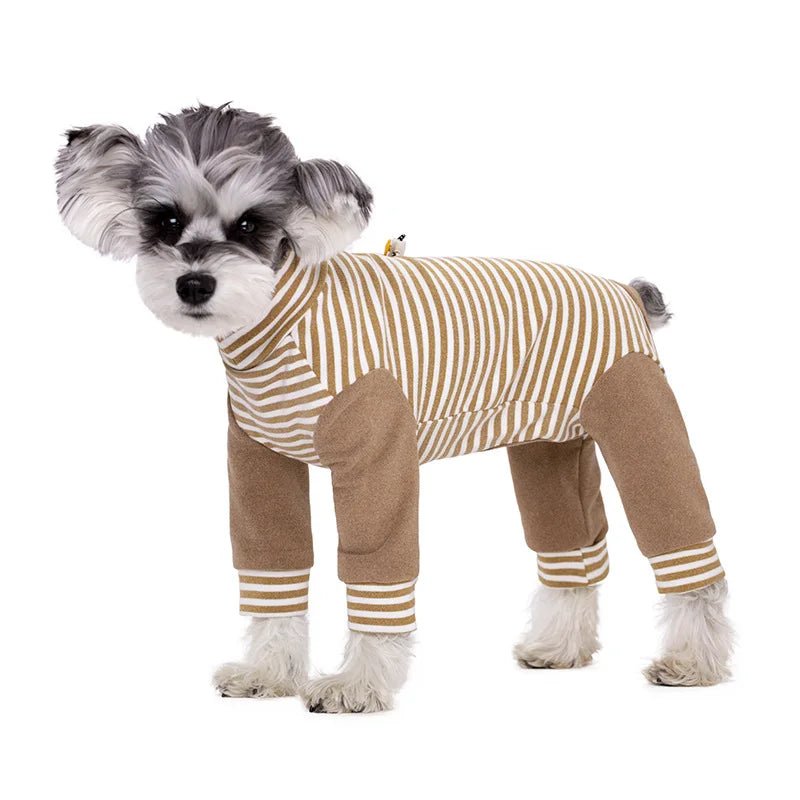 DE Velvet Fleece Dog Jumpsuit - PetLiveliest - PetLiveliest - 