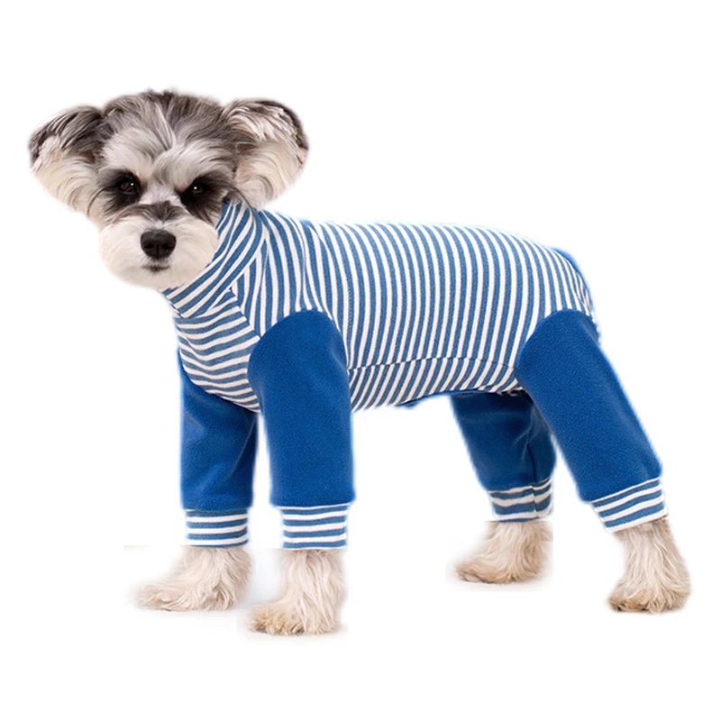 DE Velvet Fleece Dog Jumpsuit - PetLiveliest - PetLiveliest - 