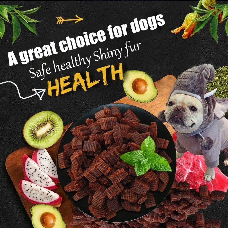 Delicious Beef Particles Dog Snacks Stick & Snacks Appetising Beef Particles Chewy Digestive Training Rewards PetLiveliest