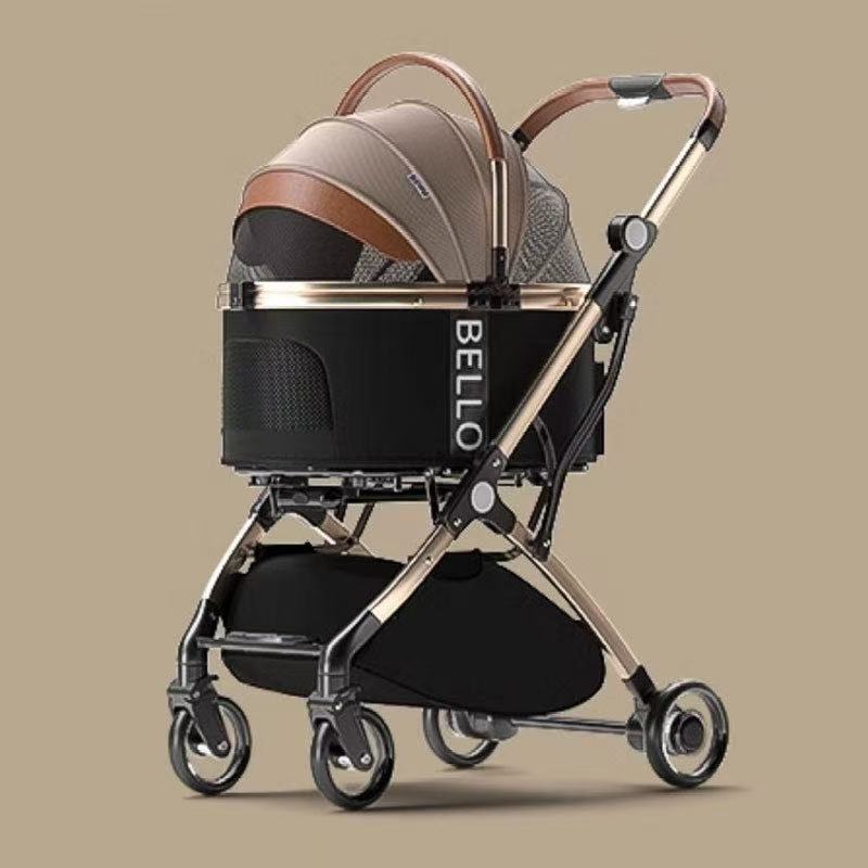 Deluxe Detachable Dog Stroller - PetLiveliest - PetLiveliest