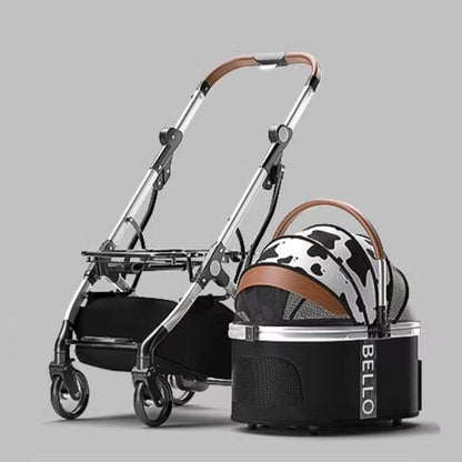 Deluxe Detachable Dog Stroller - PetLiveliest - PetLiveliest - 