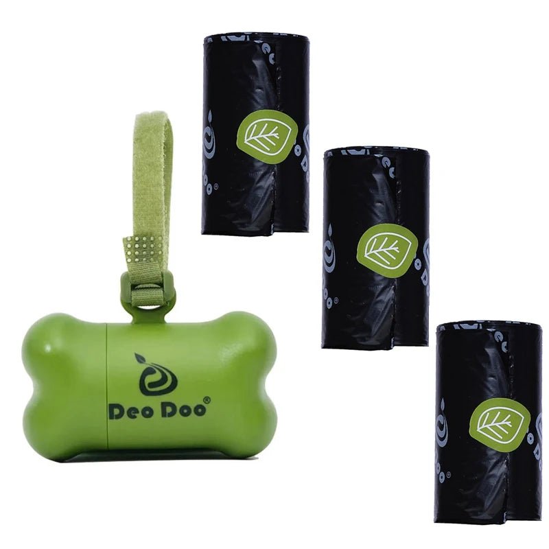 DeoDoo Biodegradable Dog Poop Bags - Strong & Earth-Friendly poop bag Biodegradable Corn Starch Blend Dog Poop Bags Eco-Friendly Pet Waste PetLiveliest