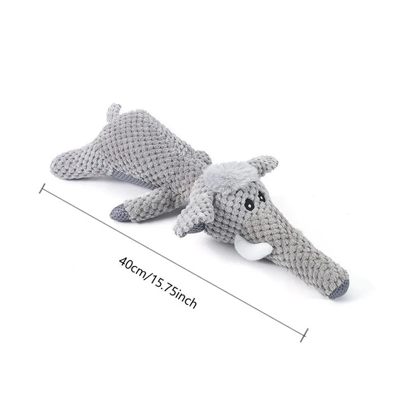 Dinosaur Plush Dog Squeaky Toy - PetLiveliest - PetLiveliest - 互动 - 恐龙 - 易清洁