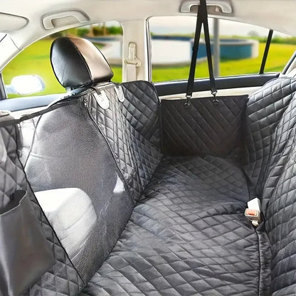 Dog Seat Cover for Back Seat 100% Waterproof Dog Car Seat Covers with Mesh Window Scratch Prevent Anti - slip Dog Car Hammock - PetLiveliest - PetLiveliest - Antislip - Car Hammock - Dog Seat Cover