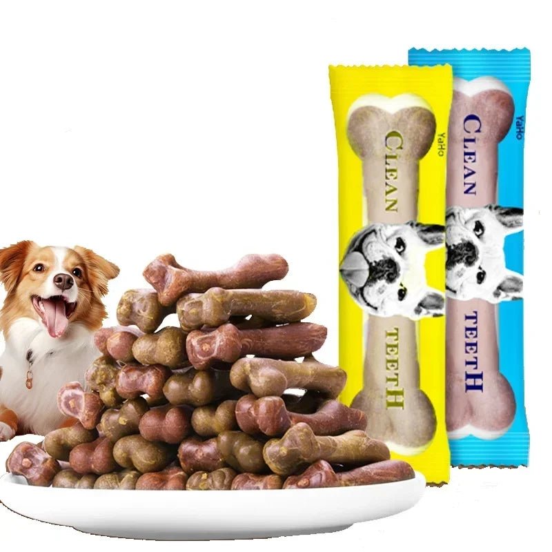 Dog Snack Molar Stick Natural Treats Chicken Beef Flavor Bone Teeth Cleaning - PetLiveliest - PetLiveliest - 牙齿清洁 - 牛肉味 - 狗零食