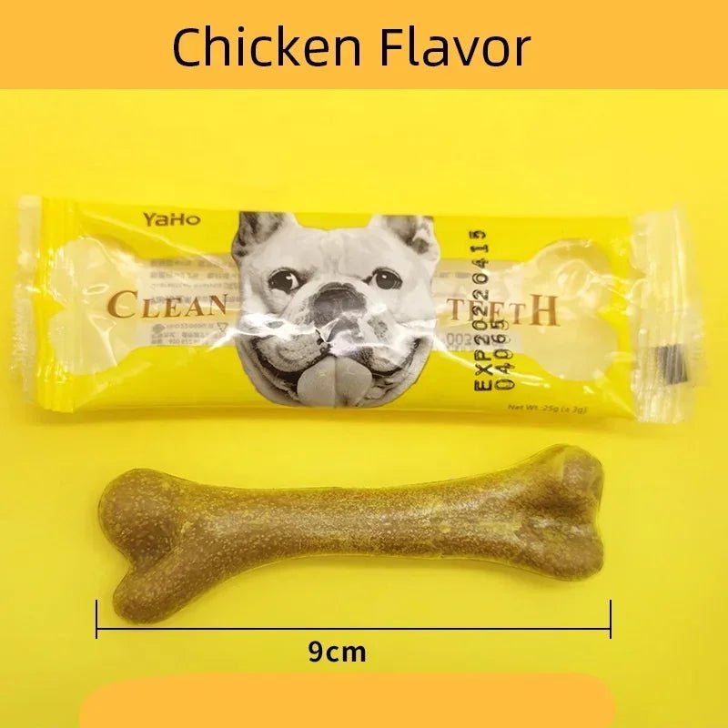 Dog Snack Molar Stick Natural Treats Chicken Beef Flavor Bone Teeth Cleaning - PetLiveliest - PetLiveliest - 牙齿清洁 - 牛肉味 - 狗零食