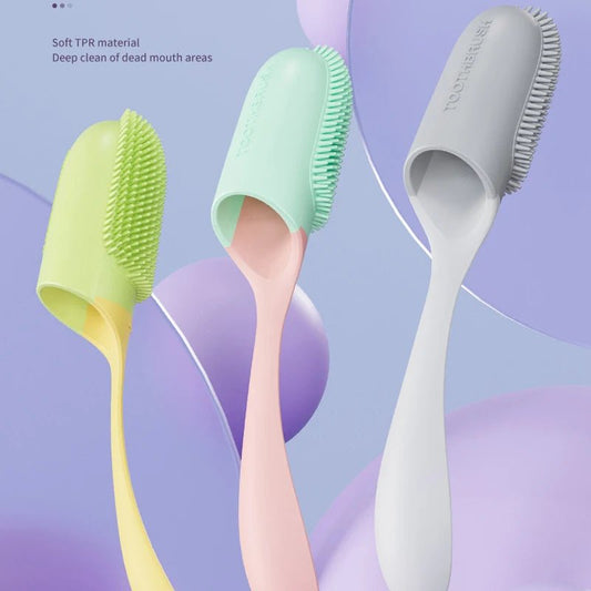 Dog Tooth Cleaning Finger Brush Brushes & Combs 单个装 多色可选 宠物牙刷 犬牙龈清洁 硅胶材料 PetLiveliest