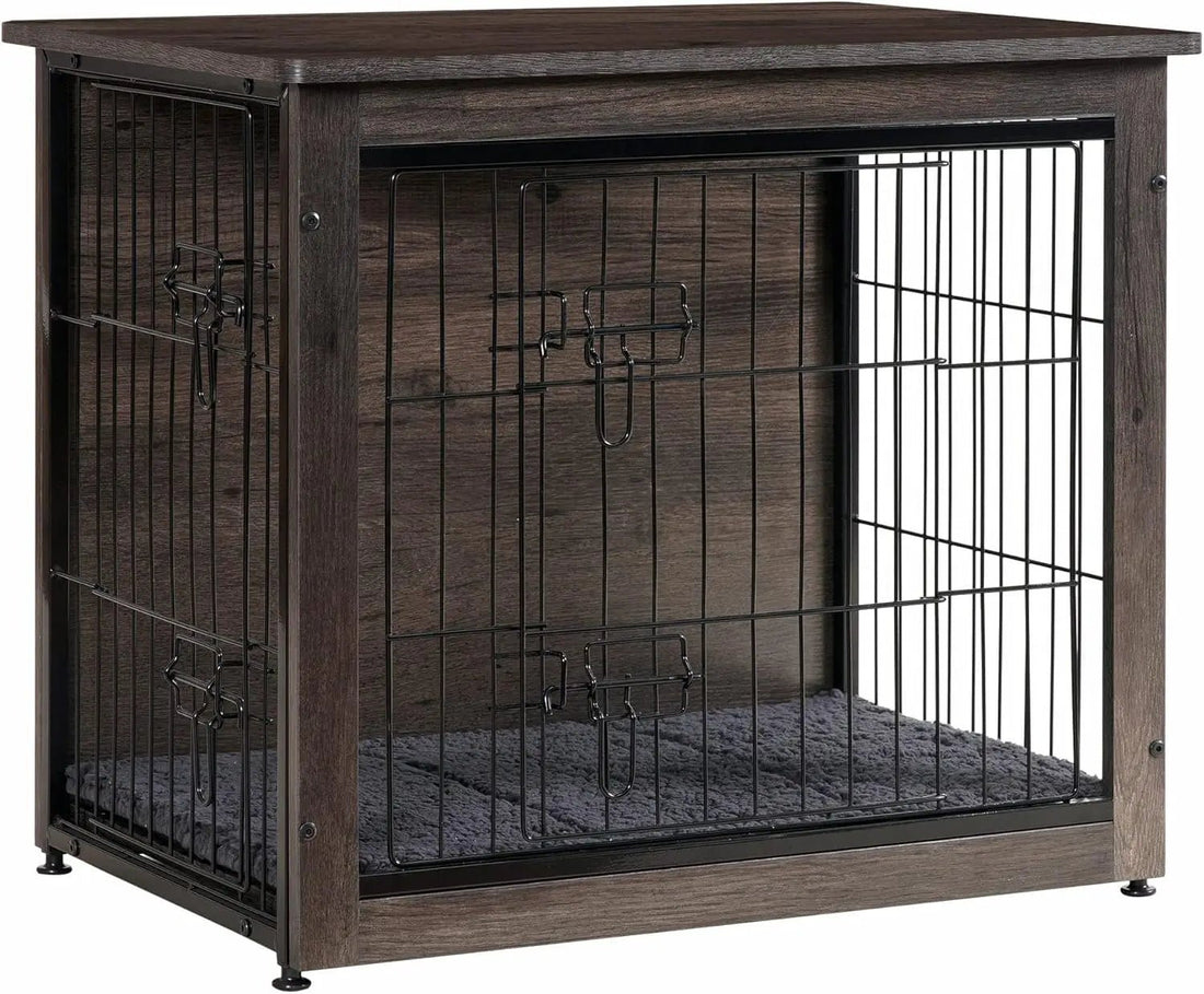 DWANTON Dog Crate Furniture with Cushion | Dog Fence - PetLiveliest - PetLiveliest