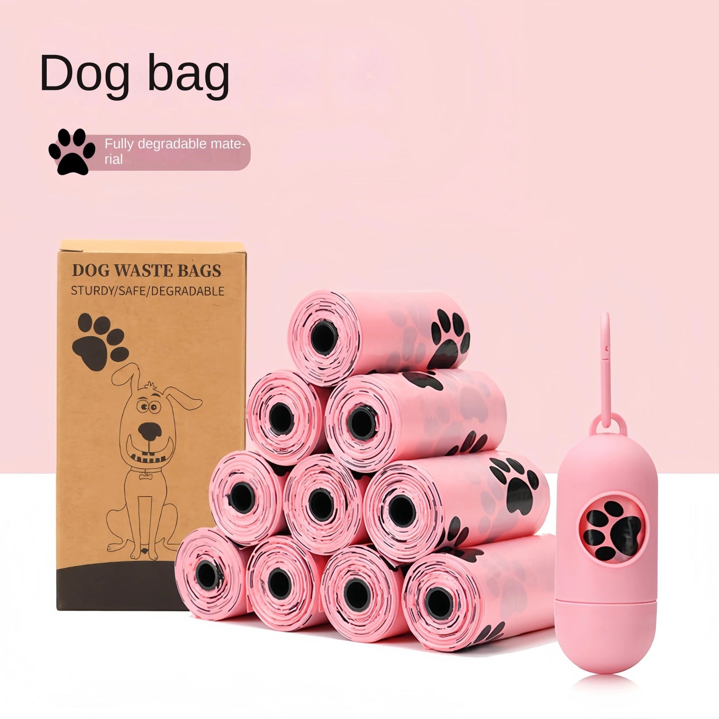 EPI Biodegradable Pet Garbage Bags Pet Supplies Biodegradable Dog Cleaning Supplies Dog Poop Bags EPI Degradable Pet Garbage Bag PetLiveliest