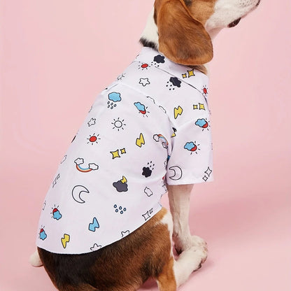 Floral Dog &amp; Cat Shirt - Soft, Breathable &amp; Stylish Pet Outfit - PetLiveliest - PetLiveliest - 