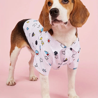 Floral Dog &amp; Cat Shirt - Soft, Breathable &amp; Stylish Pet Outfit - PetLiveliest - PetLiveliest - 