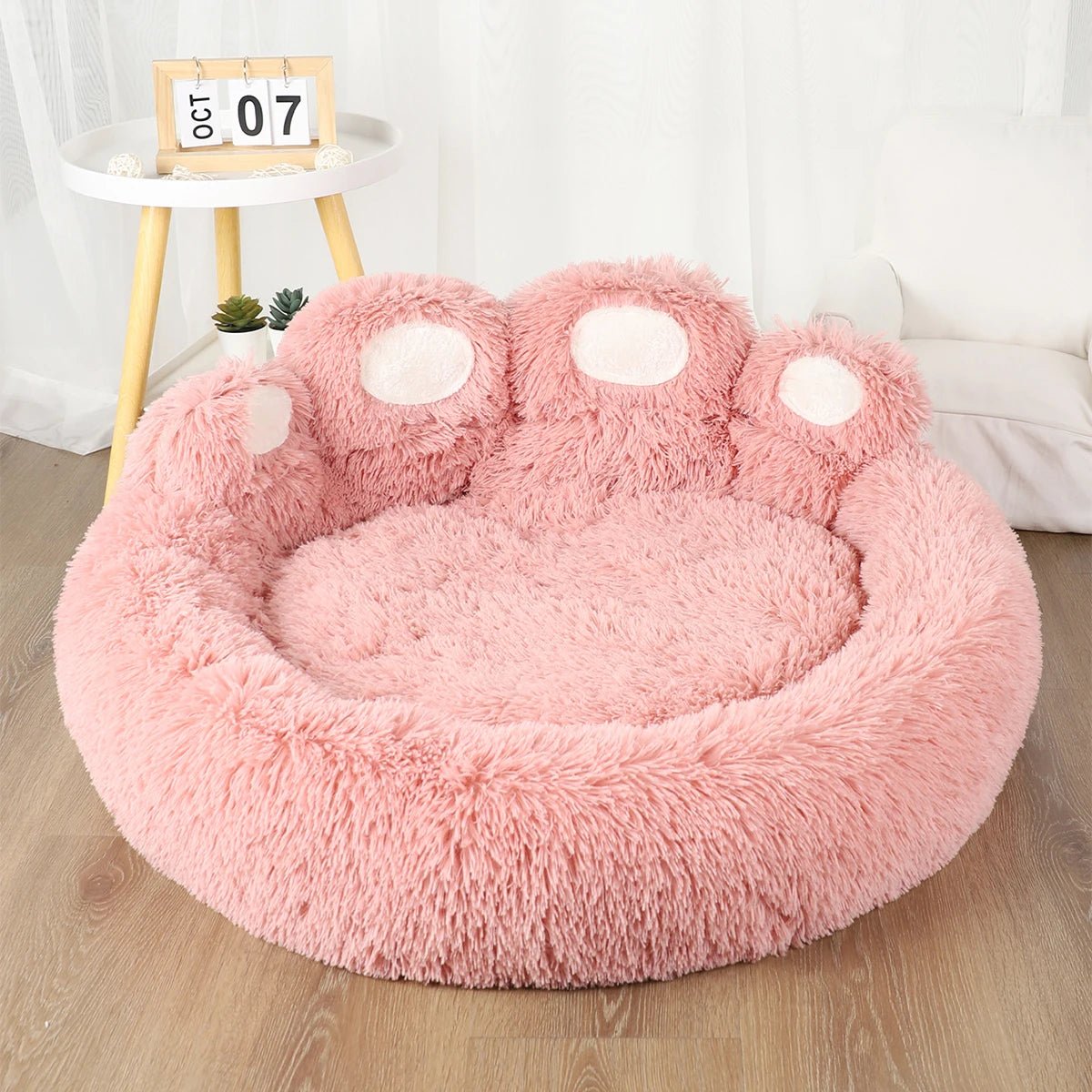 Fluffy Dog Bed Plush Kennel - Large Sizes for Pets - PetLiveliest - PetLiveliest - 多尺寸选择 - 大狗床 - 宠物主题