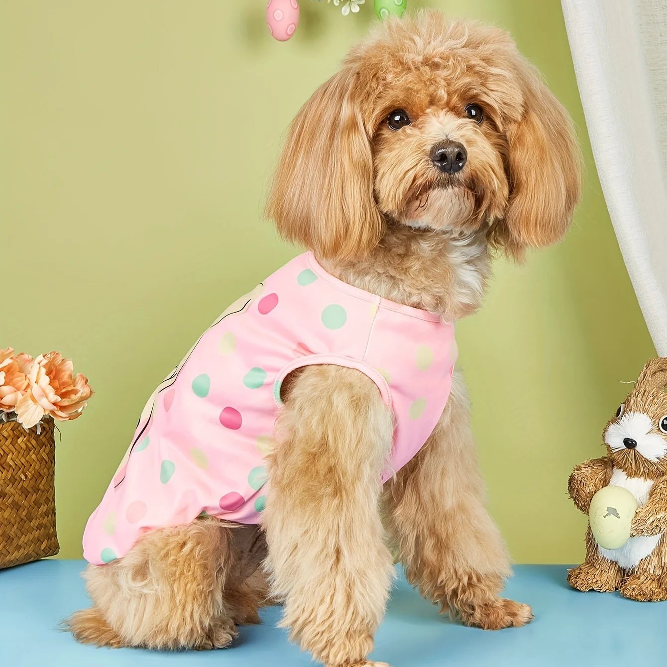 Happy Easter Dog Vest - PetLiveliest - PetLiveliest - 复活节 - 小型宠物 - 粉色