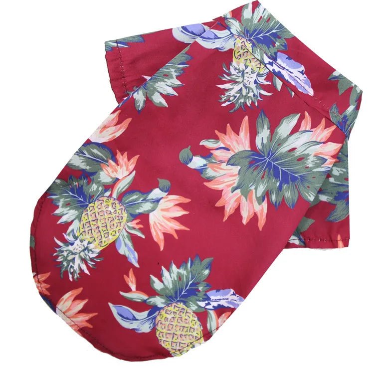 Hawaiian Beach Dog Shirt - Lightweight &amp; Breathable Summer Outfit - PetLiveliest - PetLiveliest - 