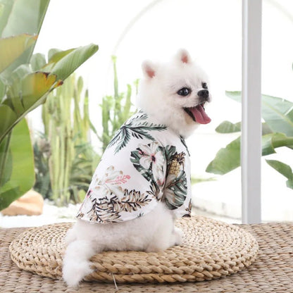 Hawaiian Beach Dog Shirt - Lightweight &amp; Breathable Summer Outfit - PetLiveliest - PetLiveliest - 