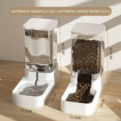 HOOPET Automatic Pet Feeder &amp; Water Bowl - PetLiveliest - PetLiveliest - 储物容器 - 喂食器具 - 狗