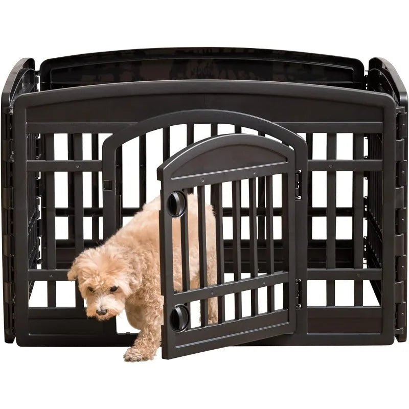 Indoor/Outdoor Dog Playpen with Door | Dog Fence - PetLiveliest - PetLiveliest