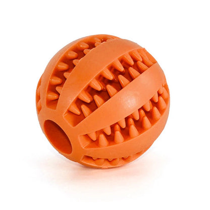 Interactive Leaking Ball Dog Toy - Chew Resistant &amp; Tooth Cleaning - PetLiveliest - PetLiveliest - 互动玩具 - 宠物玩具 - 橡胶玩具