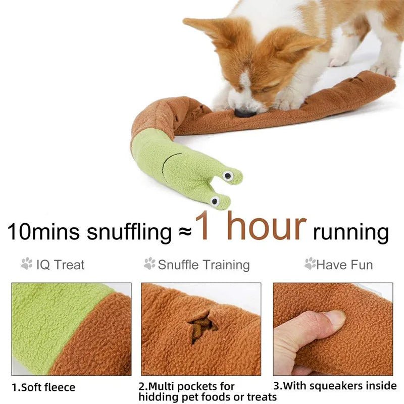 Interactive Snail Snuffle Toy for Dogs - PetLiveliest - PetLiveliest - 交互式玩具 - 可嗅查玩具 - 宠物饲料玩具