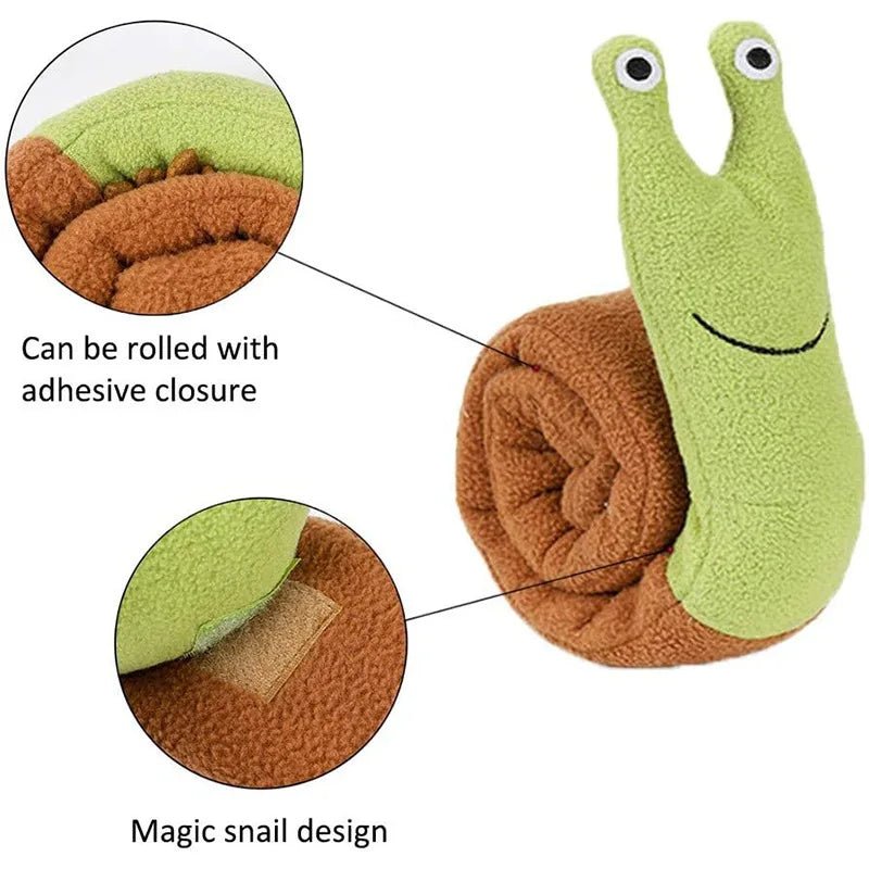 Interactive Snail Snuffle Toy for Dogs - PetLiveliest - PetLiveliest - 交互式玩具 - 可嗅查玩具 - 宠物饲料玩具