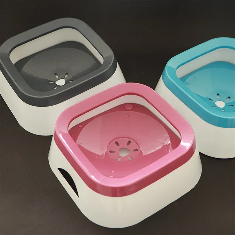 Large Capacity Anti - Splash Dog Water Bowl - PetLiveliest - PetLiveliest