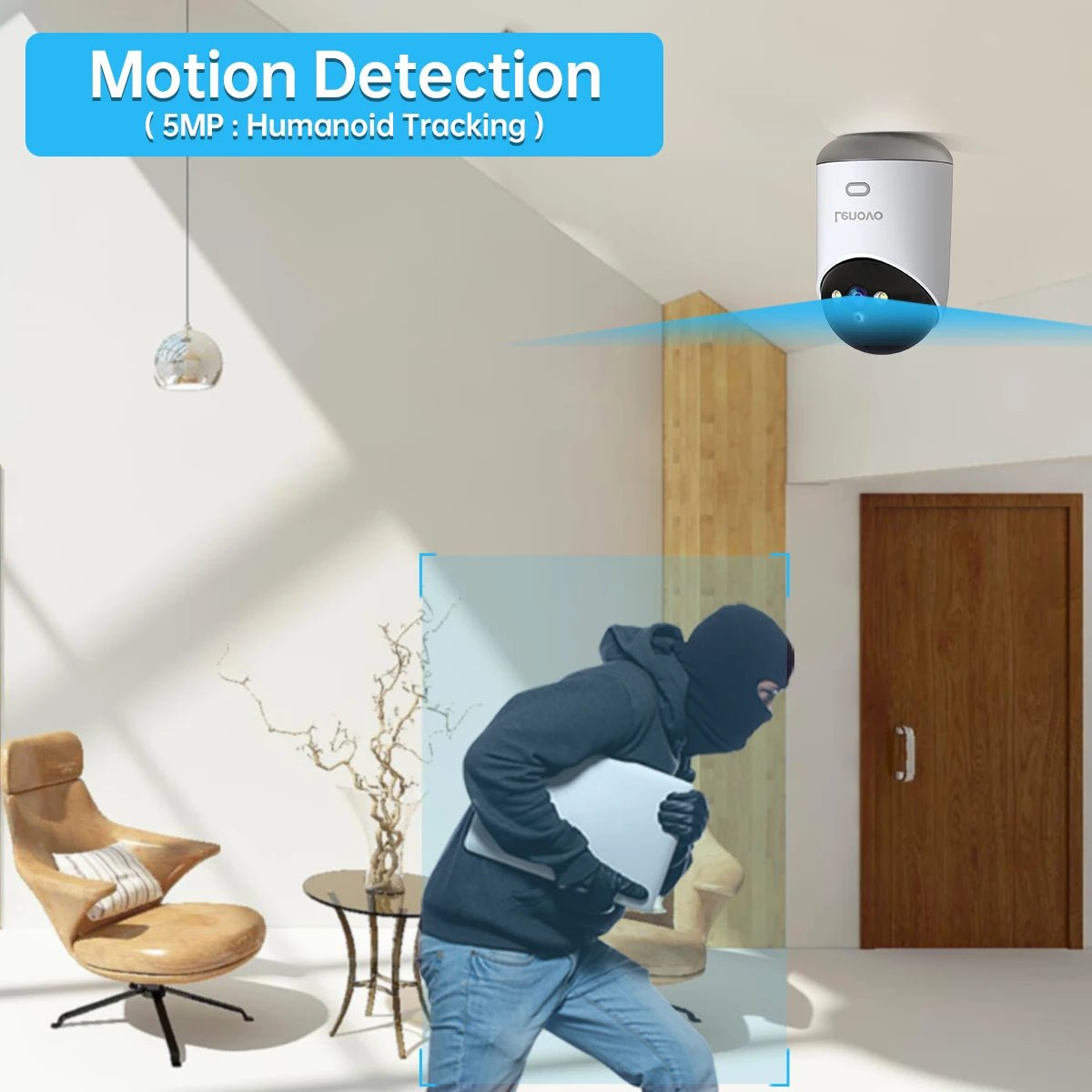 Lenovo 3MP WiFi Smart Home Camera - PetLiveliest - PetLiveliest - 3MP - WiFi连接 - 双向音频