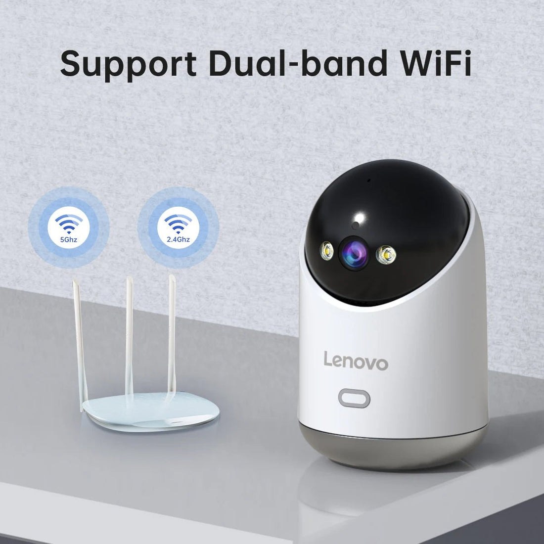 Lenovo 3MP WiFi Smart Home Camera - PetLiveliest - PetLiveliest