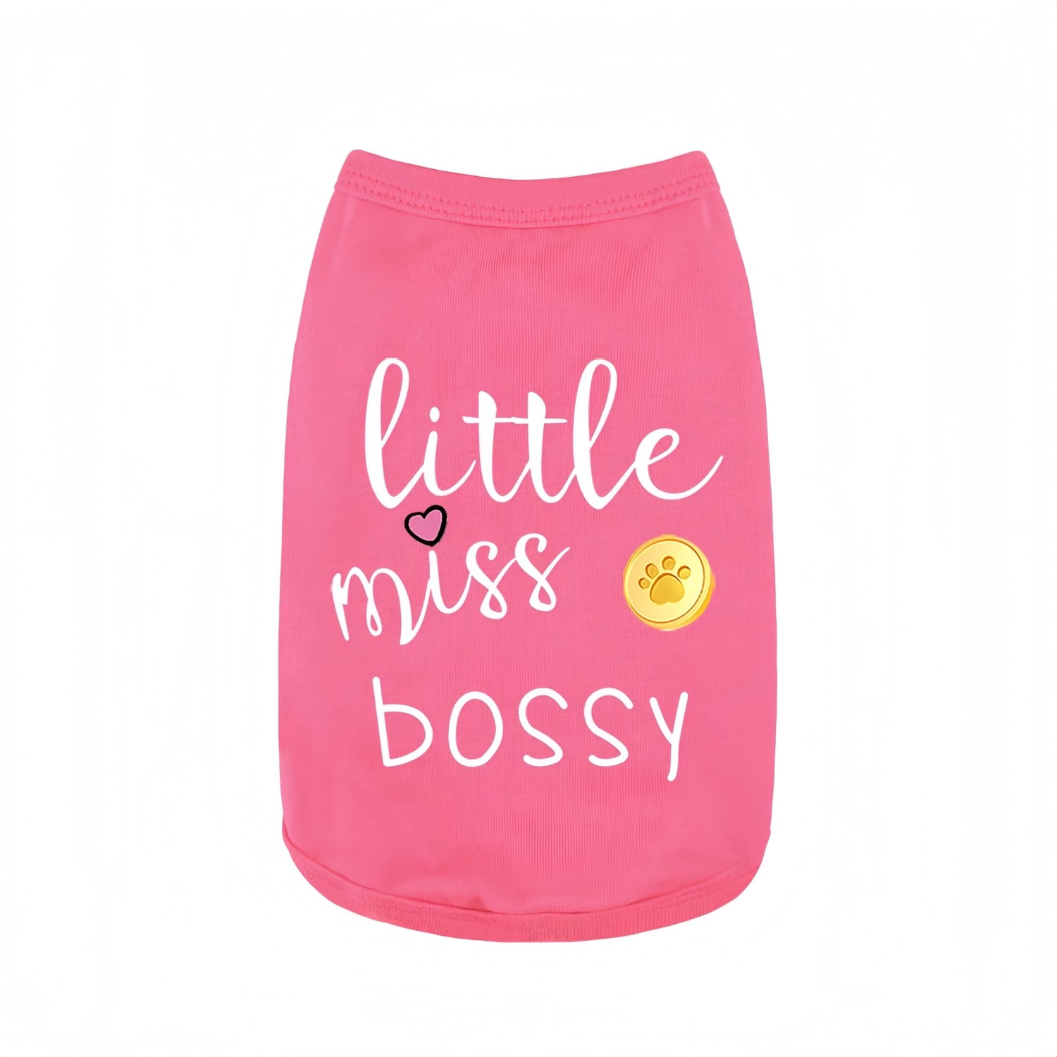 &quot;Little Miss Bossy&quot; Summer Dog Vest - PetLiveliest - PetLiveliest - SS25 Collection - 