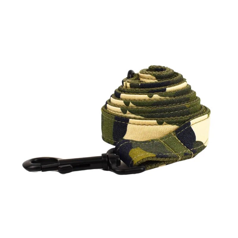 Luxury Camouflage Tactical Dog Collar Set Dog leash Multipack Camouflage Designer Personalized Soft Cotton Tactical PetLiveliest