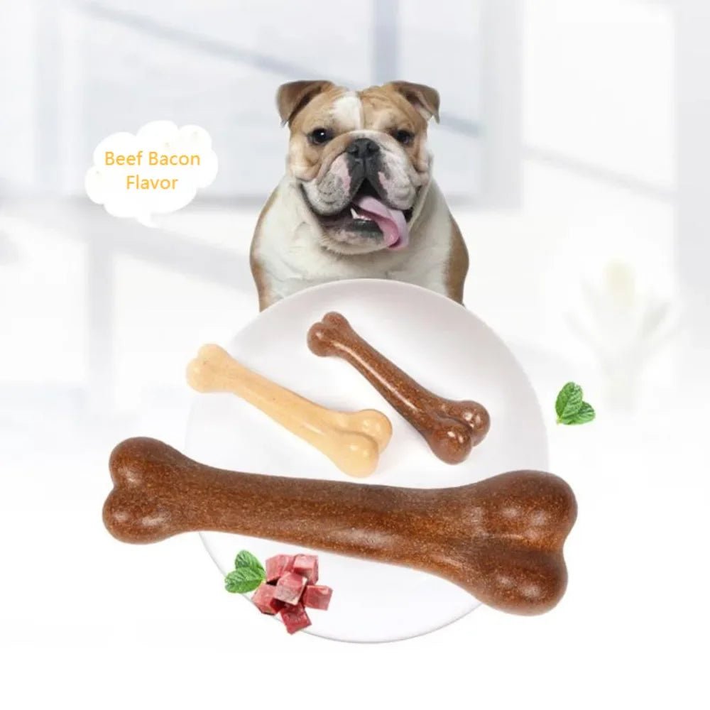 Nearly Indestructible Dog Bone Chews Toys Stick & Snacks Chew Toys Dental Health Indestructible Non-Toxic Small PetLiveliest