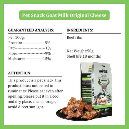 New Dog Snacks Food Tooth Cleaning Bones Low Temperature Baking Crispy Not Hurt Stomach Low Moisture High Protein Pet Snacks Stick & Snacks Beef Ribs High Protein Low Temperature Baking Pet Snacks Tooth Cleaning PetLiveliest