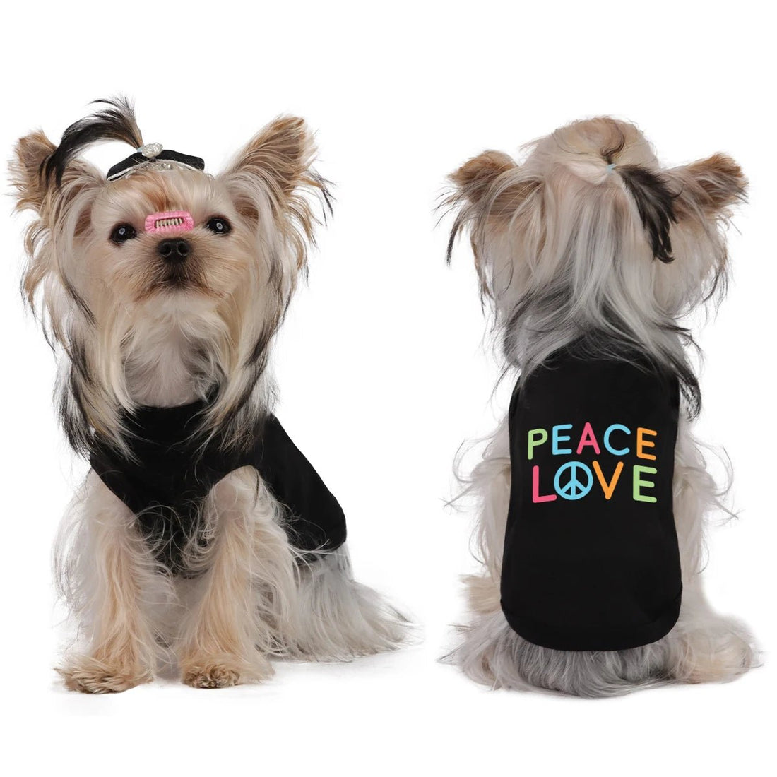 Peace &amp; Love Summer Dog Vest - PetLiveliest - PetLiveliest