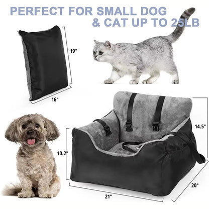 Pet Car Seat for Large Medium Dogs Washable Detachable Dog Bed for Car Back Seat - PetLiveliest - PetLiveliest - Large Dogs - Medium Dogs - Oxford Fabric