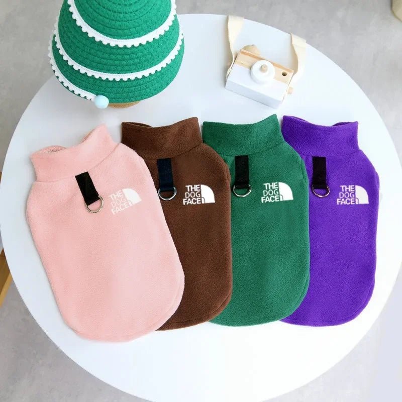 Pet Dog Clothes Autumn Winter Coat Fleece Warm Sweater Vest - PetLiveliest - PetLiveliest - Fleece - Pet Clothing - Small Dog