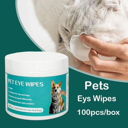 Pet Eye Wipes - Tear Stain Remover Default-Default Eye Care 去除淚痕 寵物清潔 寵物眼部護理 清潔產品 眼部濕巾 PetLiveliest