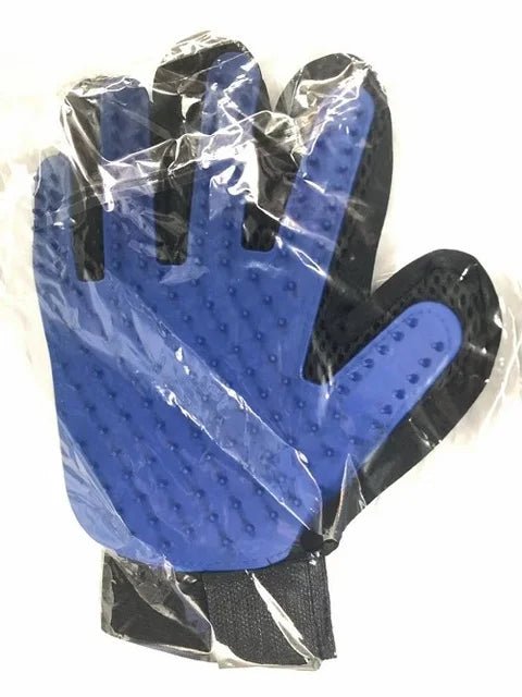 Pet Grooming Shedding Glove - Pet Hair Removal Tool Blue right Gloves Cat Gloves Dog Bath Pet Brush Self Grooming Shedding Glove PetLiveliest