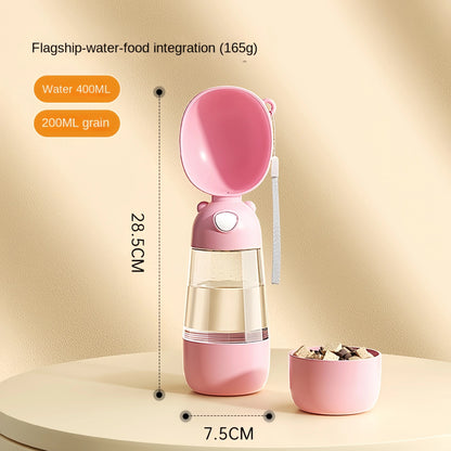 Portable Dog Water Bowl &amp; Food Dispenser - PetLiveliest - PetLiveliest - 便携式 - 旅行 - 狗