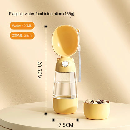 Portable Dog Water Bowl &amp; Food Dispenser - PetLiveliest - PetLiveliest - 便携式 - 旅行 - 狗